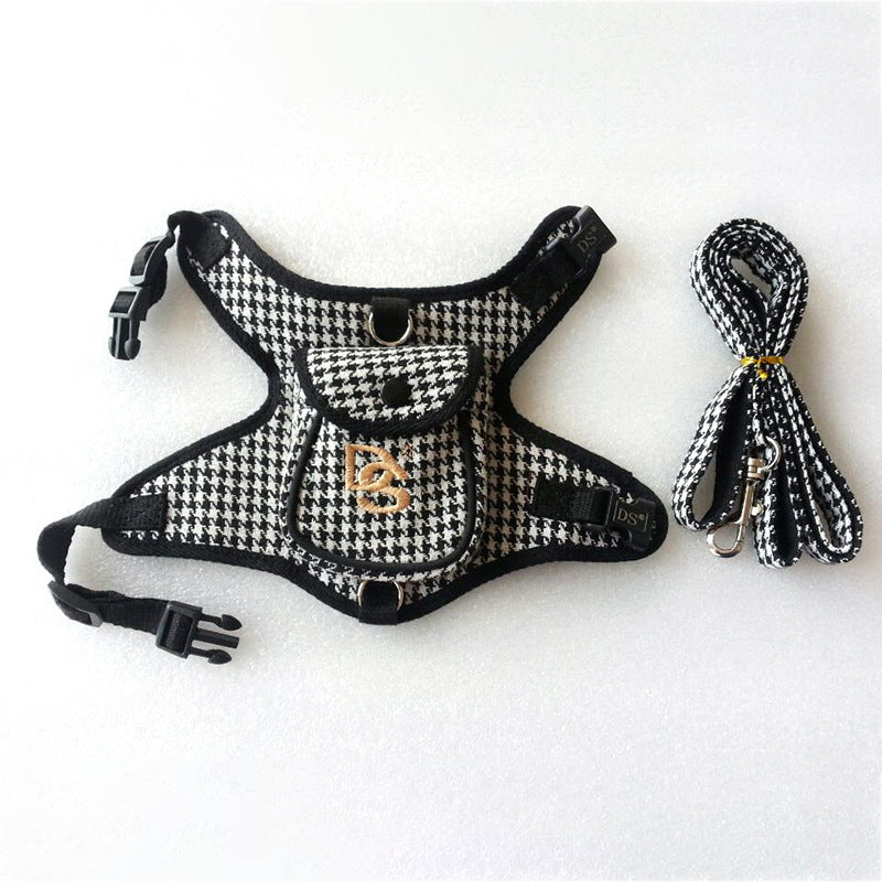 Pet Vest Houndstooth Pet Suit - IceAndFire