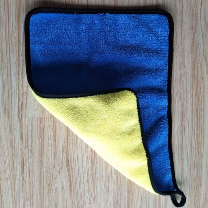 Two-color Couble-sided Car Dual-use Cleaning Car Wash Towel - IceAndFire