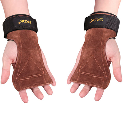 SKDK Hand Grips Gymnastics Gloves Grips Anti-Skid Gym Fitness Gloves Weight Lifting - IceAndFire