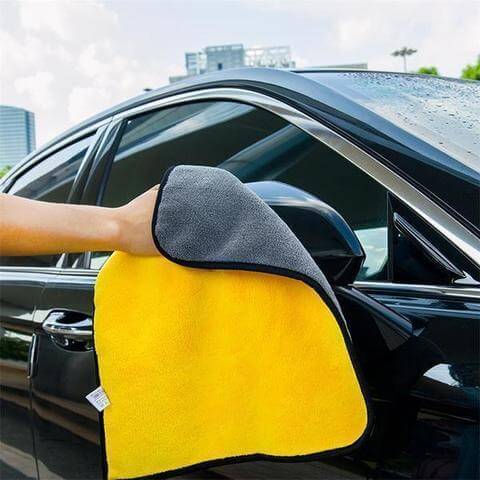 Two-color Couble-sided Car Dual-use Cleaning Car Wash Towel - IceAndFire