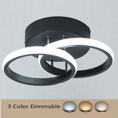 Brand New DIMMABLE 3-Color Ceiling Lamp LED Ceiling Light Living Room Kitchen Hallway - IceAndFire