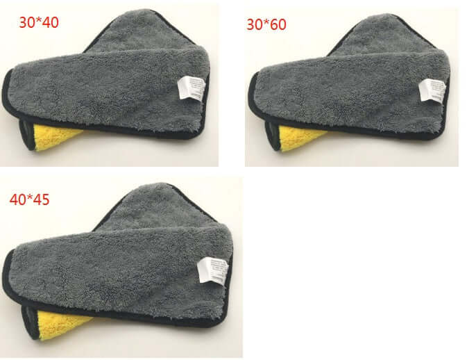 Two-color Couble-sided Car Dual-use Cleaning Car Wash Towel - IceAndFire