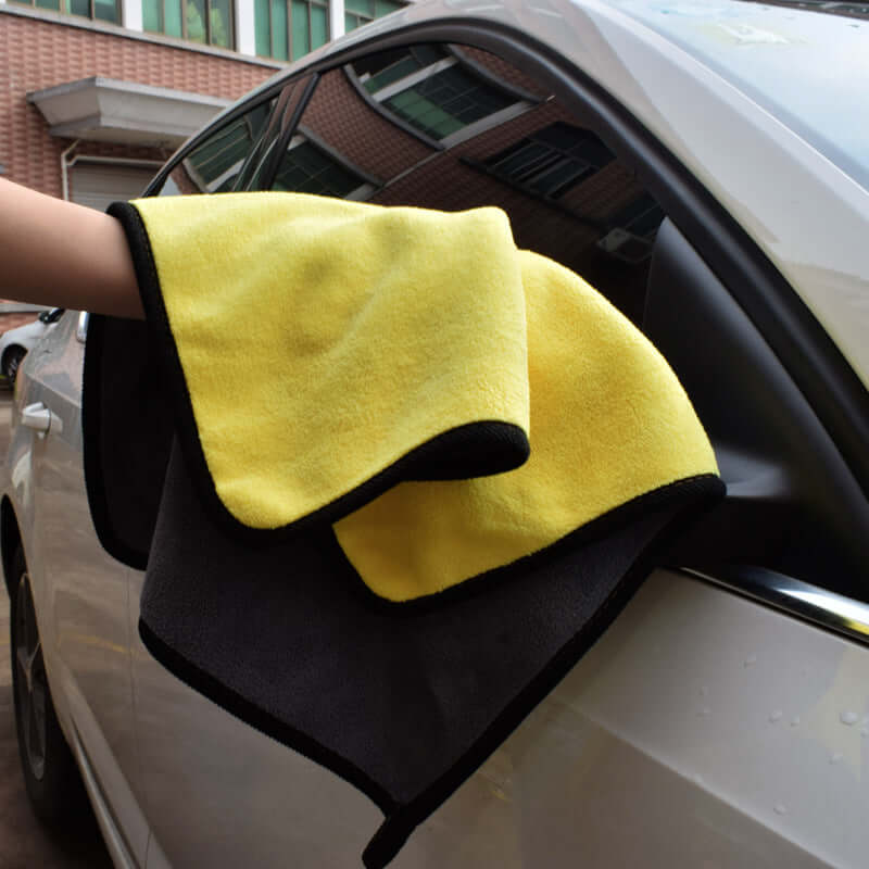 Two-color Couble-sided Car Dual-use Cleaning Car Wash Towel - IceAndFire