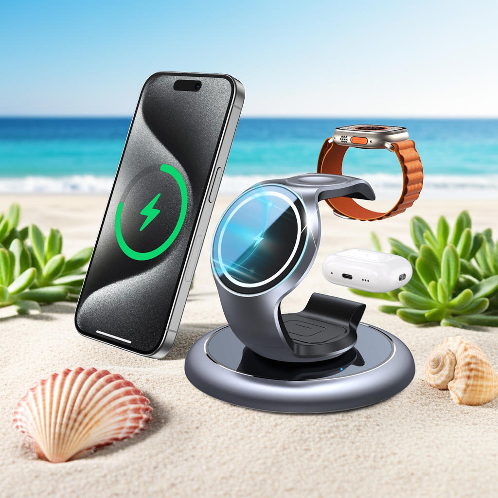 3-in-1 Wireless Charger Dock - IceAndFire