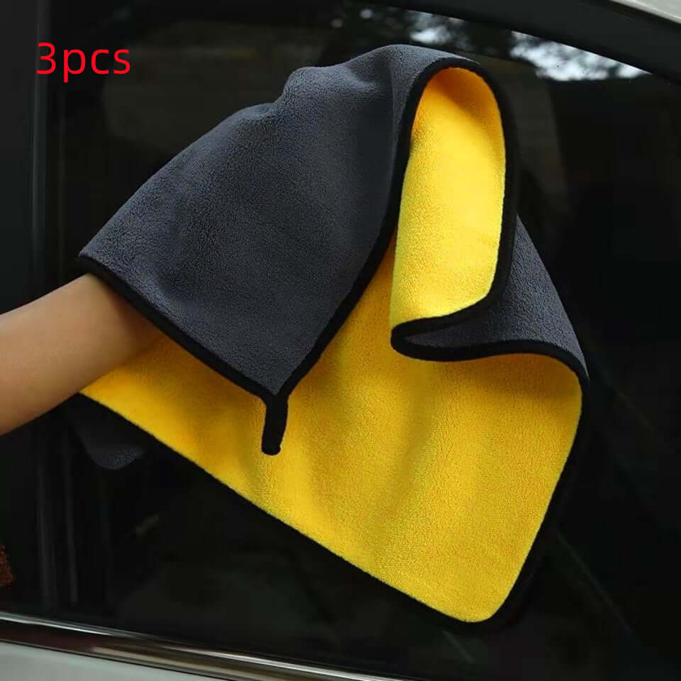 Two-color Couble-sided Car Dual-use Cleaning Car Wash Towel - IceAndFire
