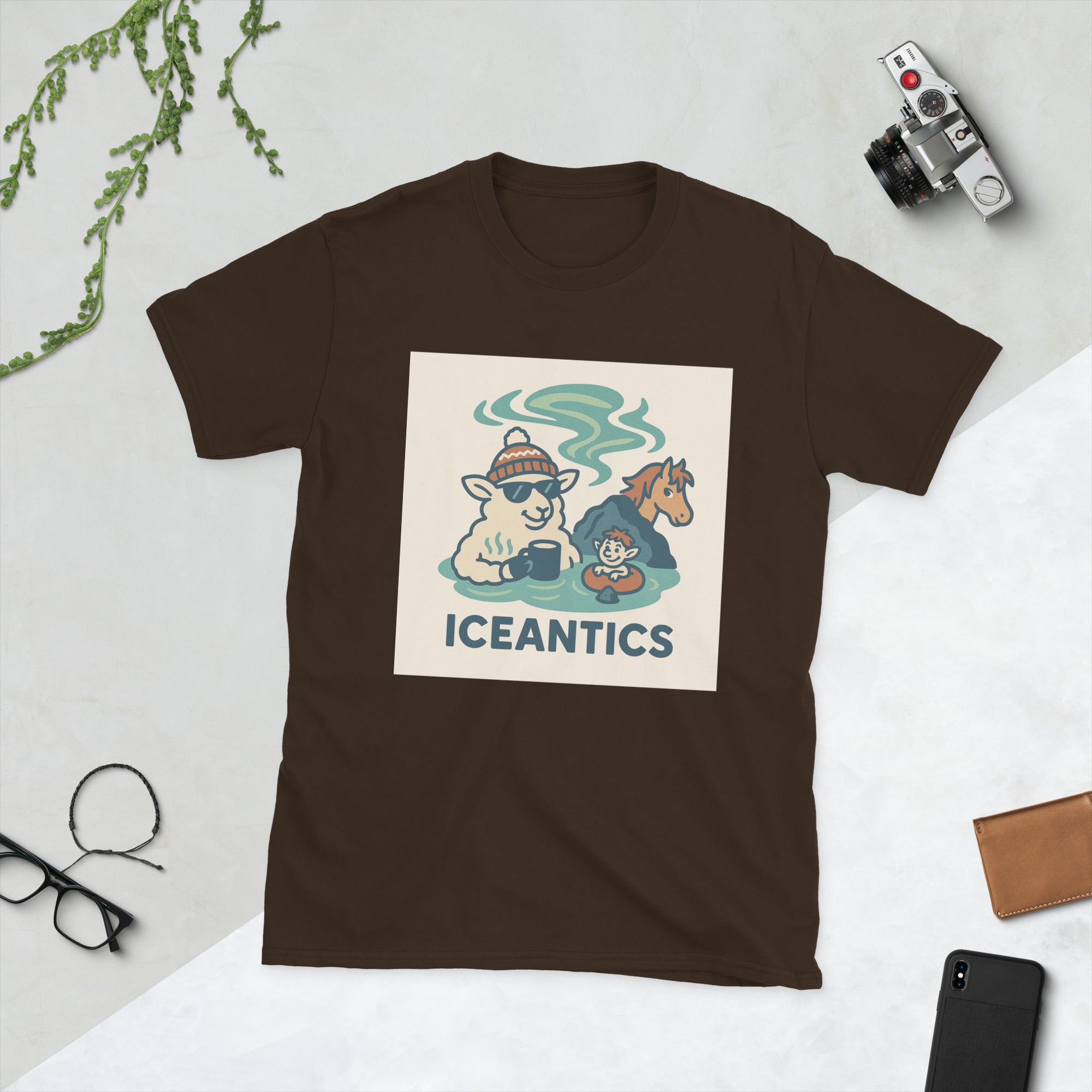 Soft & Comfy Short-Sleeve Unisex T-Shirt Icelandic Humour 